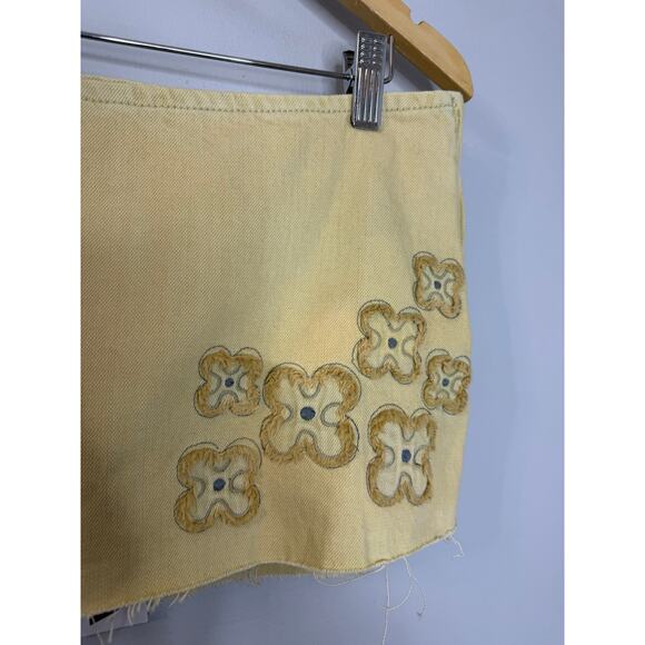I.AM.GIA Fauna Mini Skort Tan Demin Women's XS New - Picture 3 of 16